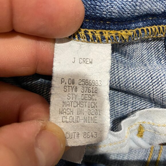 J.Crew Matchstick Skinny Jeans Size 27S | Classic Blue Denim - Picture 3 of 6
